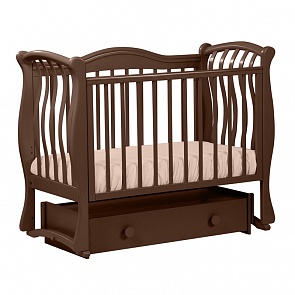 Кровать детская Лель БИ 08.4 Маргаритка маятник универсальный, темный орех (Лель, LIEL-БИ 08.4_темный орех)